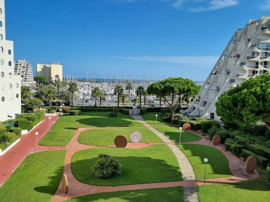 T2 Fidji Vue Port Et Mer Parking Clim Wifi - Rossiconciergerie - Linge En Option La Grande Motte Extérieur photo
