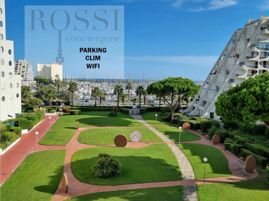 T2 Fidji Vue Port Et Mer Parking Clim Wifi - Rossiconciergerie - Linge En Option La Grande Motte Extérieur photo